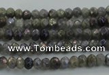 CLB755 15.5 inches 2.5*4mm faceted rondelle AB-color labradorite beads