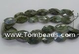 CLB768 15.5 inches 20*25mm - 22*30mm faceted freeform labradorite beads