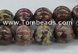 CLD05 15.5 inches 12mm round leopard skin jasper beads wholesale