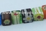 CLG511 16 inches 8*8mm cube lampwork glass beads wholesale