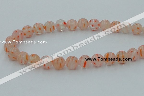CLG607 16 inches 12mm round lampwork glass beads wholesale