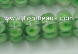 CLG774 14 inches 8*12mm rondelle lampwork glass beads wholesale