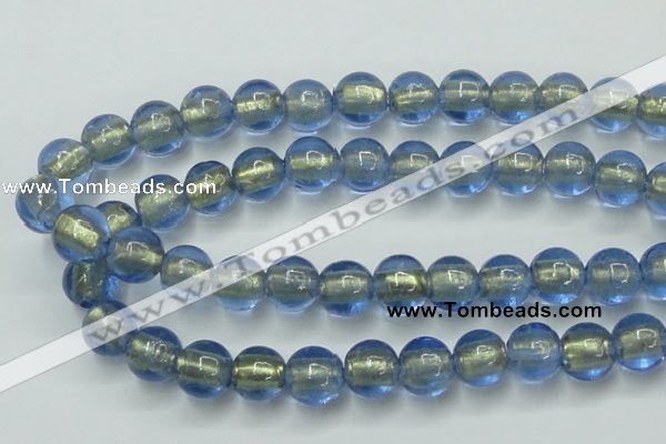 CLG843 15.5 inches 12mm round lampwork glass beads wholesale