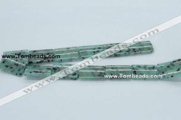 CLJ08 15.5 inches 22*32mm rectangle sesame jasper beads wholesale