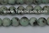 CLJ401 15.5 inches 6mm round sesame jasper beads wholesale