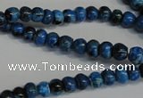 CLR310 15.5 inches 4*6mm rondelle dyed larimar gemstone beads