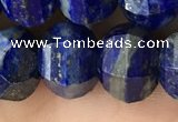 CME245 15.5 inches 10*11mm - 10*12mm pumpkin lapis lazuli beads