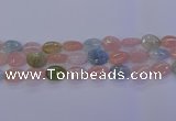CMG232 15.5 inches 10*14mm flat teardrop morganite beads wholesale