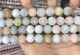 CMG405 15.5 inches 12mm round morganite beads wholesale