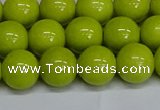 CMJ222 15.5 inches 12mm round Mashan jade beads wholesale