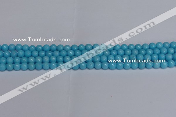 CMJ275 15.5 inches 6mm round Mashan jade beads wholesale