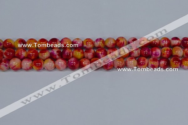 CMJ404 15.5 inches 12mm round rainbow jade beads wholesale