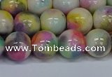 CMJ439 15.5 inches 12mm round rainbow jade beads wholesale