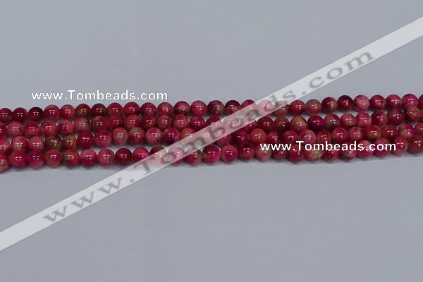 CMJ478 15.5 inches 6mm round rainbow jade beads wholesale