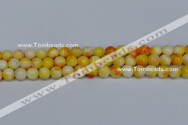 CMJ509 15.5 inches 12mm round rainbow jade beads wholesale