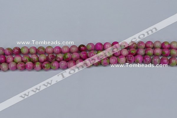 CMJ549 15.5 inches 8mm round rainbow jade beads wholesale