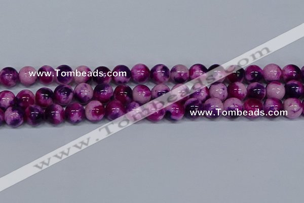 CMJ586 15.5 inches 12mm round rainbow jade beads wholesale