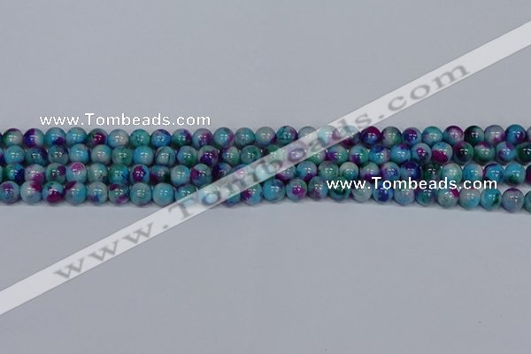 CMJ688 15.5 inches 6mm round rainbow jade beads wholesale