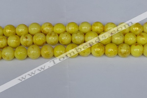 CMJ909 15.5 inches 12mm round Mashan jade beads wholesale