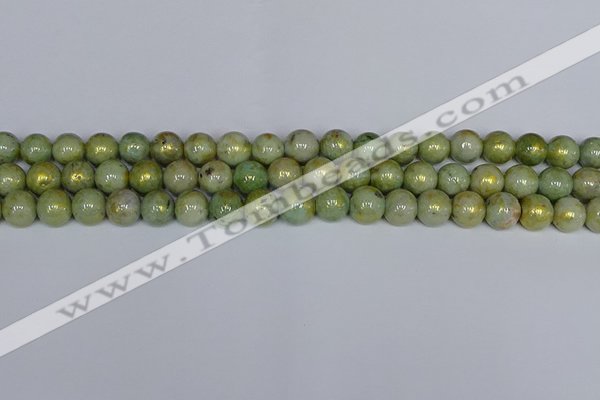 CMJ981 15.5 inches 6mm round Mashan jade beads wholesale