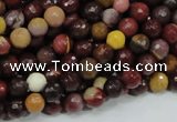 CMK16 15.5 inches 6mm faceted round mookaite beads wholesale