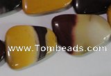 CMK282 15.5 inches 18*25mm trapezoid mookaite gemstone beads