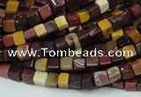 CMK68 15.5 inches 4*4mm cube mookaite gemstone beads wholesale