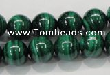 CMN155 AA grade 16mm round natural malachite beads Wholesale