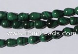 CMN217 15.5 inches 6*8mm teardrop natural malachite beads wholesale