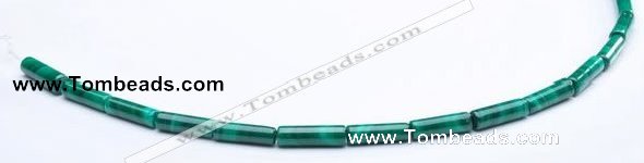 CMN24 5*13mm column shape A grade natural malachite beads