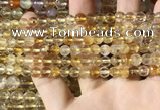 CMQ560 15.5 inches 6mm faceted round citrine gemstone beads