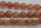 CMS1001 15.5 inches 6mm round AA grade moonstone gemstone beads