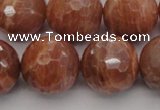 CMS1017 15.5 inches 16mm faceted round AA grade moonstone beads