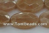 CMS1109 15.5 inches 18*25mm faceted oval moonstone gemstone beads