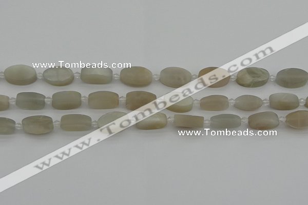 CMS1140 15.5 inches 10*16mm oval moonstone gemstone beads