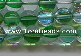 CMS1602 15.5 inches 8mm round synthetic moonstone beads wholesale