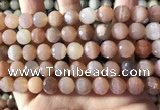CMS1893 15.5 inches 10mm faceted round rainbow moonstone beads