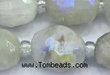 CMS2131 15 inches 10*14mm - 12*16mm faceted nuggets AB-color moonstone beads