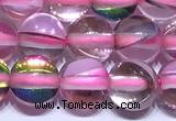 CMS2216 15 inches 6mm, 8mm, 10mm & 12mm round synthetic moonstone beads