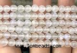 CMS2311 15 inches 6mm round white moonstone gemstone beads