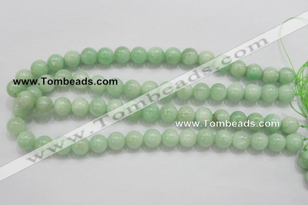 CMS405 15.5 inches 12mm round green moonstone beads wholesale