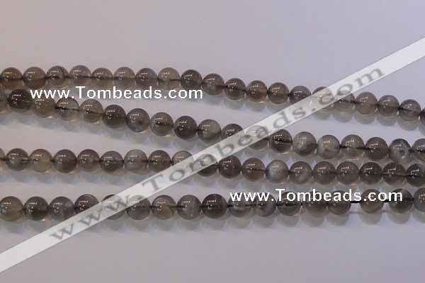 CMS852 15.5 inches 8mm round natural black moonstone beads