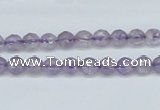 CNA110 15.5 inches 6mm faceted round natural amethyst beads