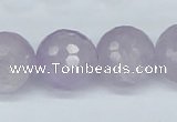 CNA115 15.5 inches 18mm faceted round natural amethyst beads