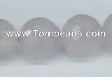 CNA116 15.5 inches 20mm faceted round natural amethyst beads