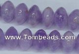 CNA409 15.5 inches 10*16mm rondelle natural lavender amethyst beads