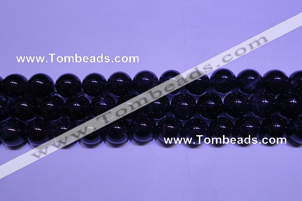 CNA563 15.5 inches 10mm round AA grade natural dark amethyst beads