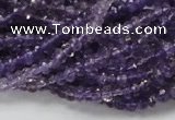 CNA59 15.5 inches 3*5mm faceted rondelle grade A natural amethyst beads