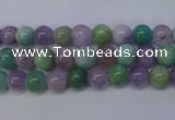 CNA651 15 inches 6mm round lavender amethyst & amazonite beads