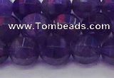 CNA753 15.5 inches 10mm faceted round natural amethyst beads